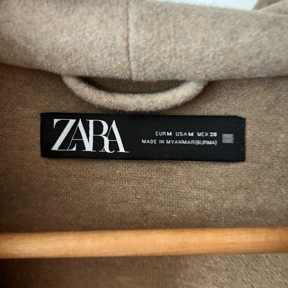 Zara hooded drape jacket (M) - Picture 5 of 6